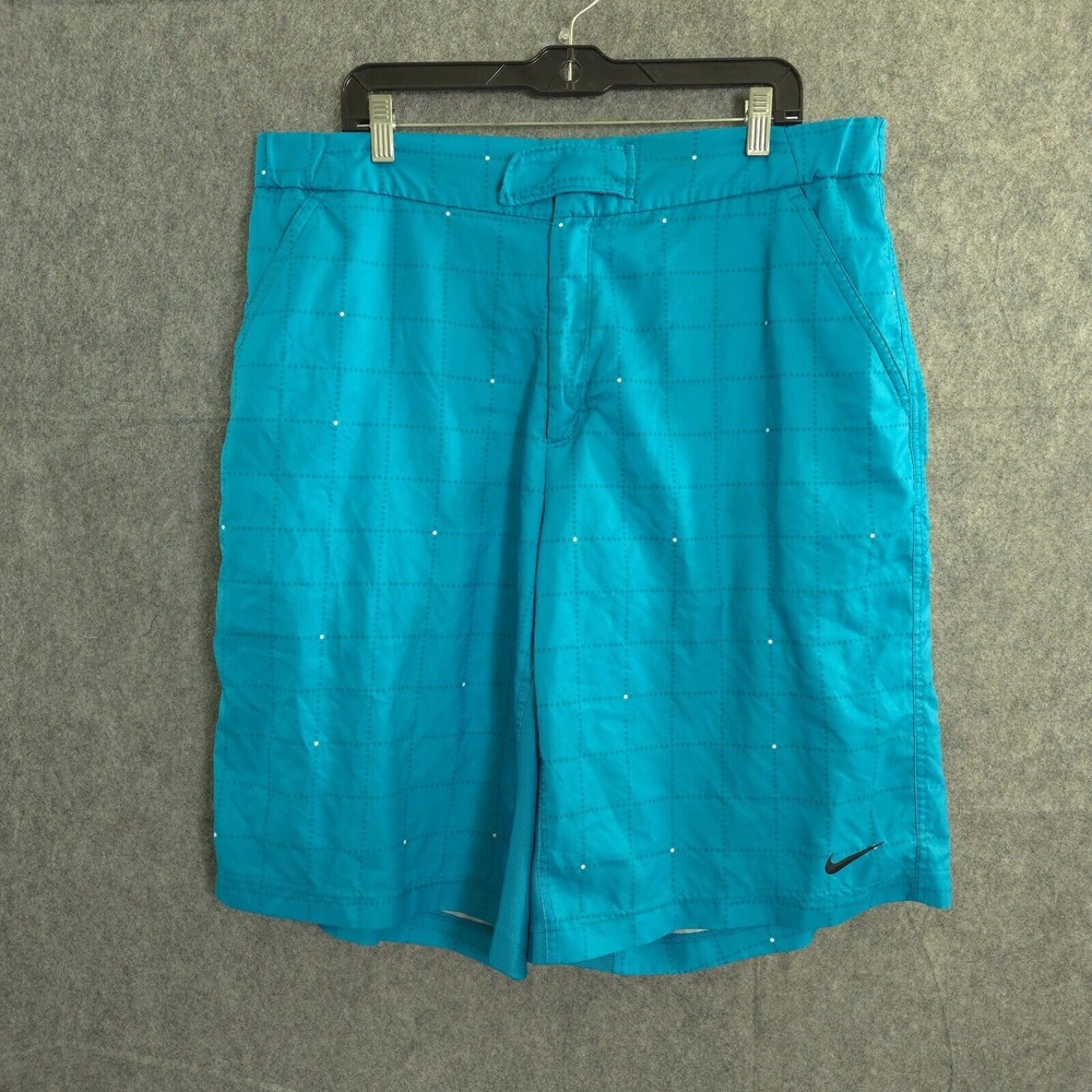 Nike Swim Trunks Board Shorts Stretch Mens 2XL XXL Blue Running Sports Gym